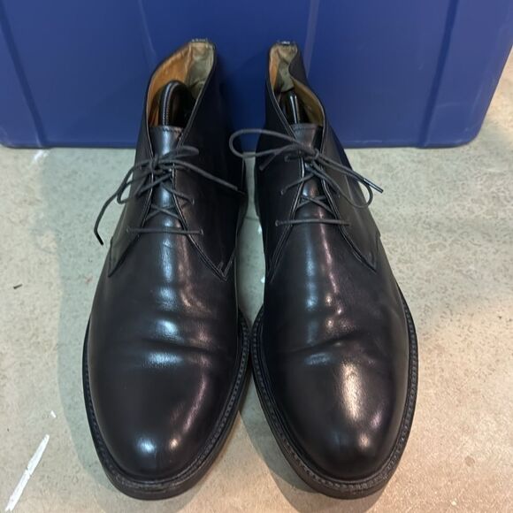 Giorgio Armani Leather Chelsea Ankle Boots Size‎ 10 B67 main image 8